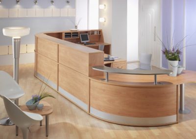 Light oak and metal